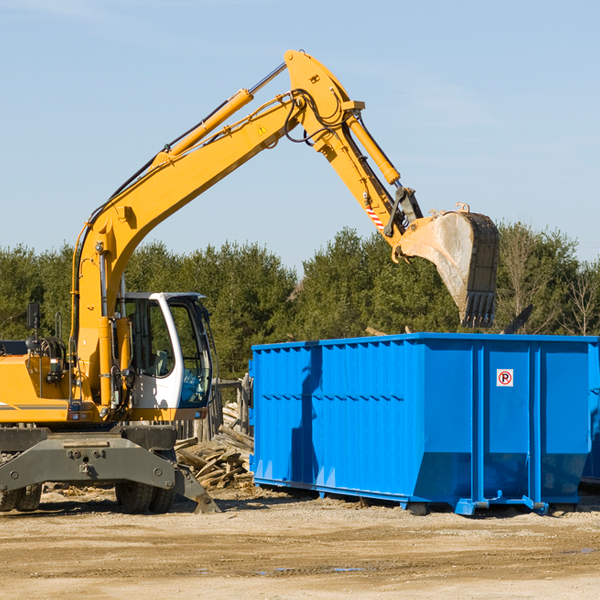 can i choose the location where the residential dumpster will be placed in Smithsburg Maryland